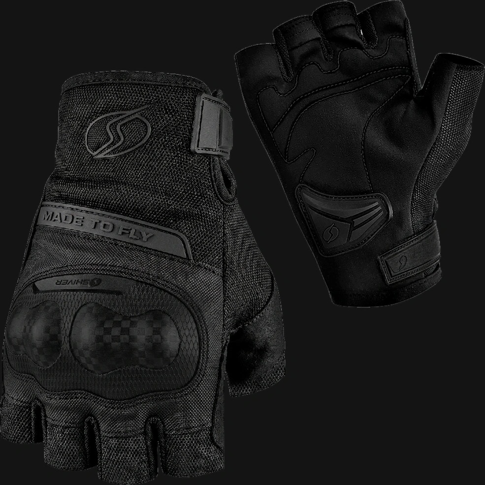 Luva Dart 2 Meio Dedo Preto