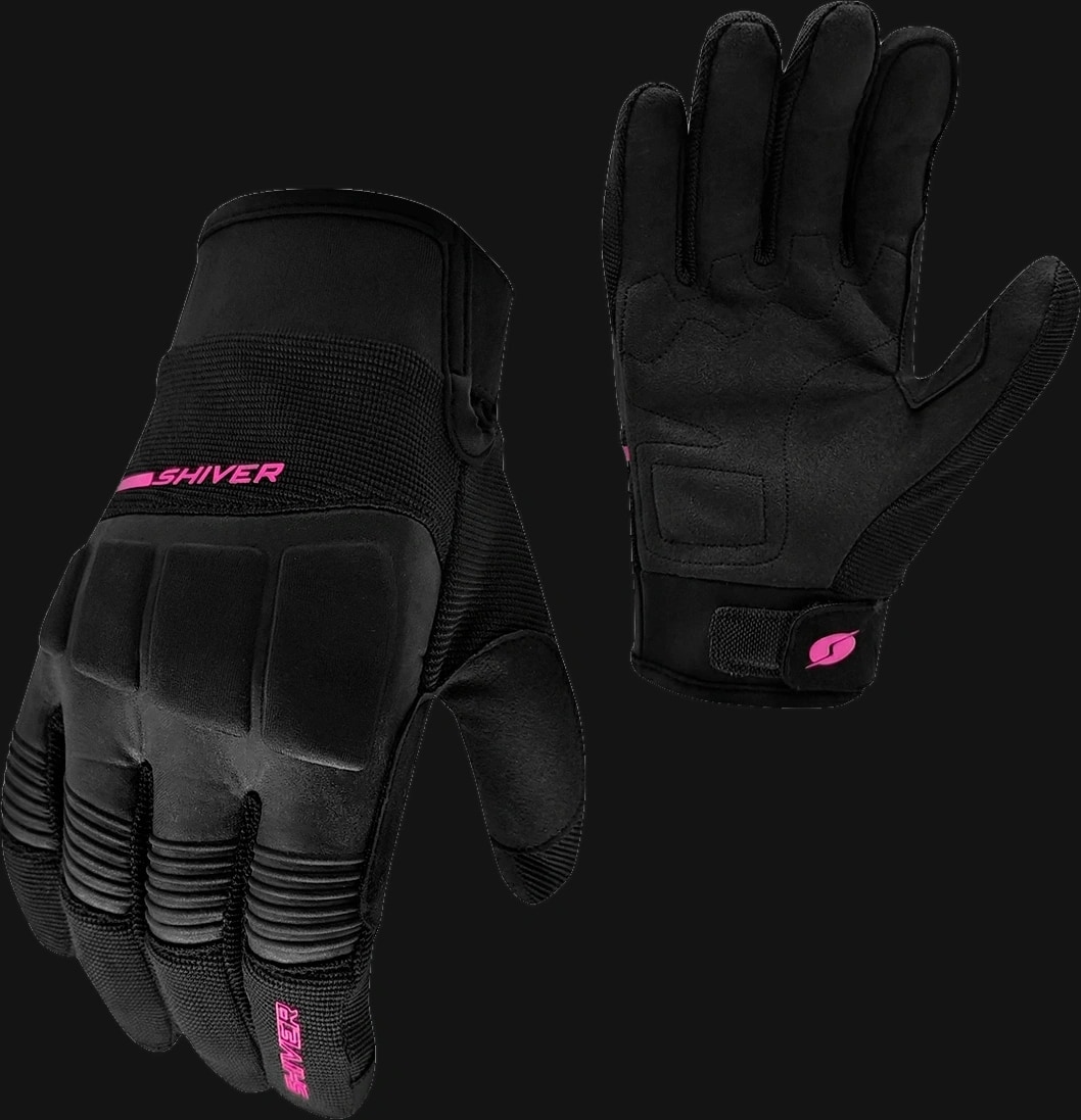 Luva Rocket 2 Feminina Preto com Rosa