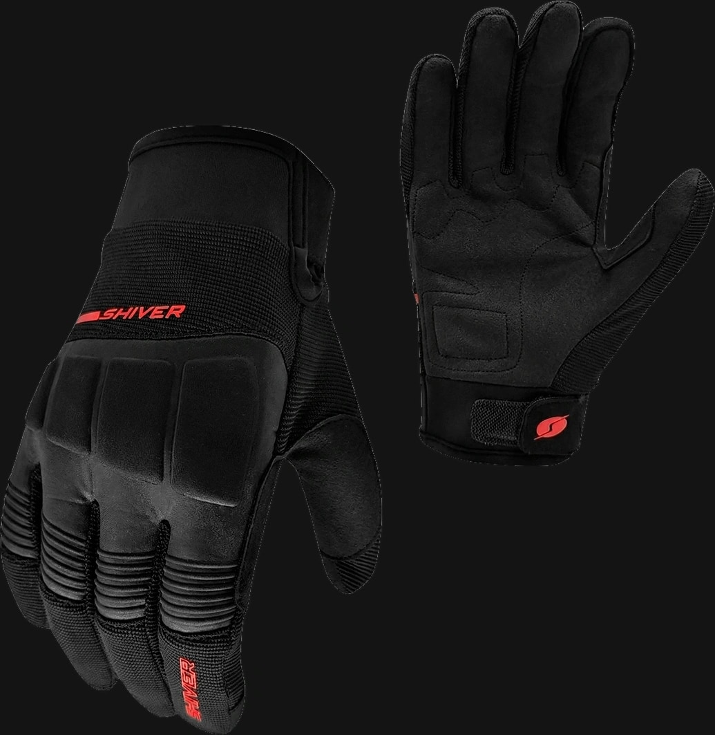 Luva Rocket 2 Masculina Preta e Vermelha