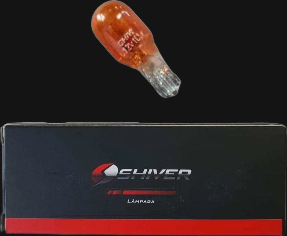 Lâmpada Pisca 12V-16W XRE300 TITAN150 EX Laranja B Esmagada Padrão